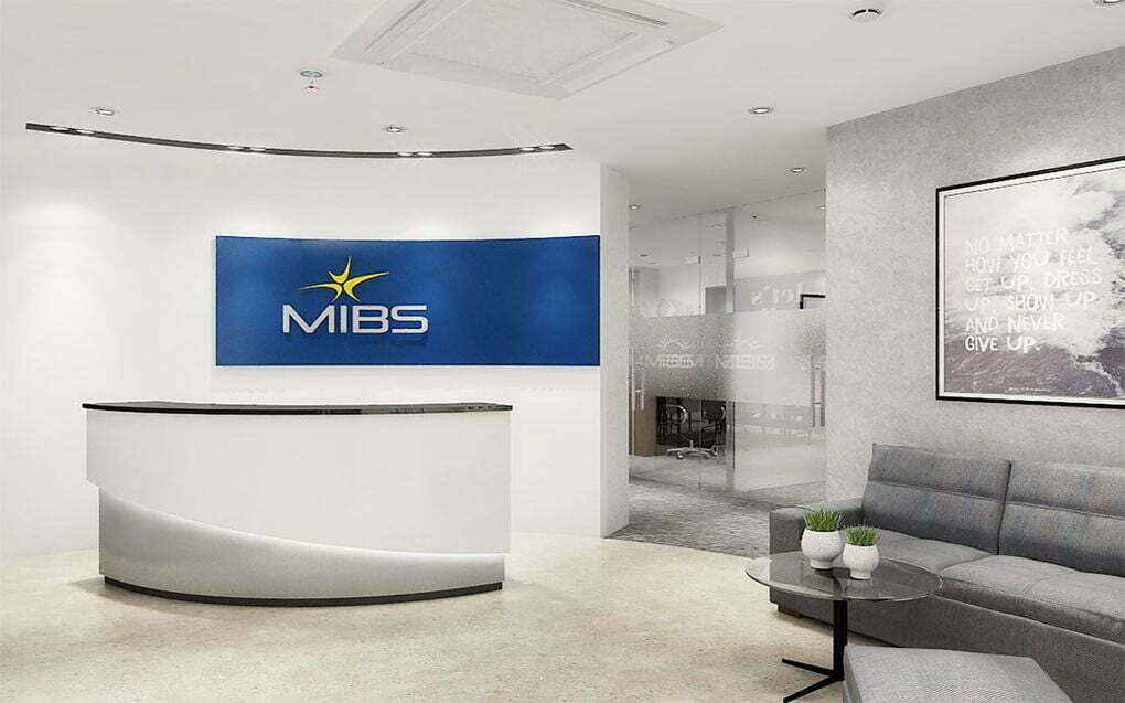 Quầy lễ tân văn phòng thông thoáng Quầy lễ tân văn phòng thông thoáng