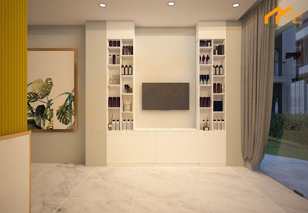 Tủ trang trí spa đẹp Tủ trang trí spa đẹp