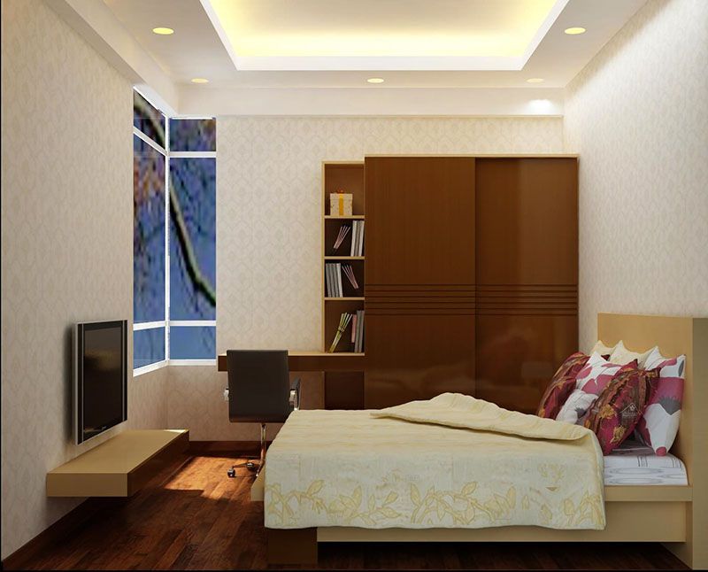 50+ Mẫu đèn trang trí phòng ngủ đẹp cho không gian thêm ấm cúng 7 Đèn LED âm trần phòng ngủ