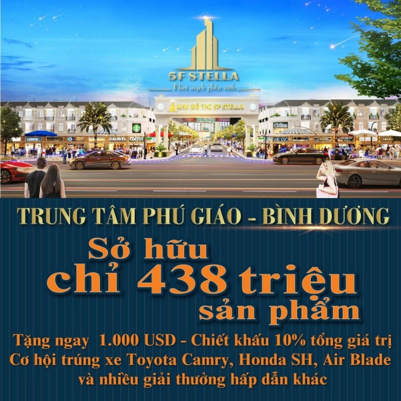 Giá bán đất nền 5F stella