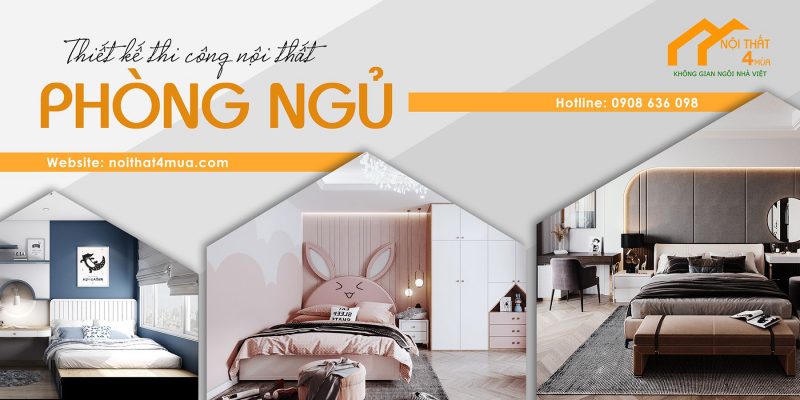 Thiết kế thi công nội thất phòng ngủ