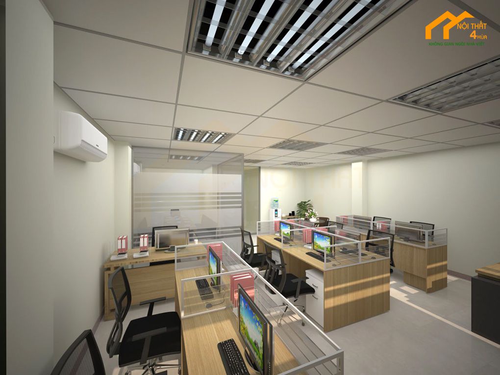 Mẫu thiết kế văn phòng 30m2 đơn giản đẹp