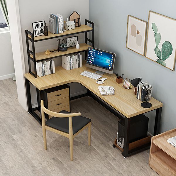 99 + Mẫu bàn học đẹp cho bé từ mầm non đến học sinh phổ thông 39 Bàn học hình chữ L