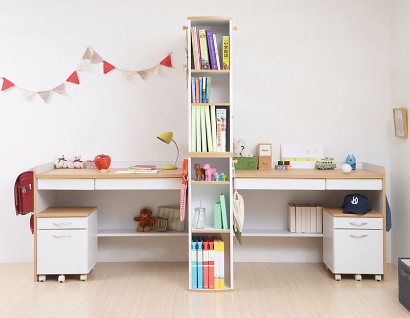 99 + Mẫu bàn học đẹp cho bé từ mầm non đến học sinh phổ thông 20 bàn học đôi cho bé