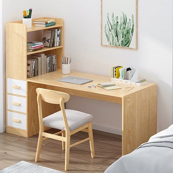 99 + Mẫu bàn học đẹp cho bé từ mầm non đến học sinh phổ thông 30 Bàn học gỗ tự nhiên