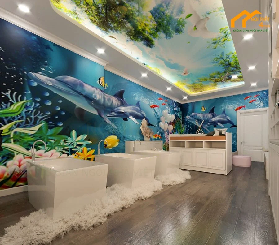 Phòng thủy liệu cho bé Phòng thủy liệu cho bé