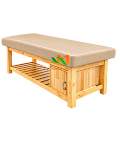 Giường spa gỗ thông có hộc - GGT01