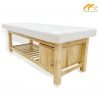 Giường spa gỗ thông có hộc - GGT01 2 Giường spa gỗ thông có hộc - GGT01