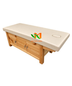 Giường spa gỗ sồi có hộc - GGS03