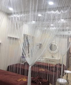 Rèm spa ngăn giường - RSNG01 6 Mẫu rèm sợi kim tuyến spa đẹp