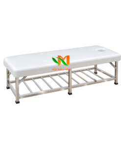 Mẫu giường spa chân inox
