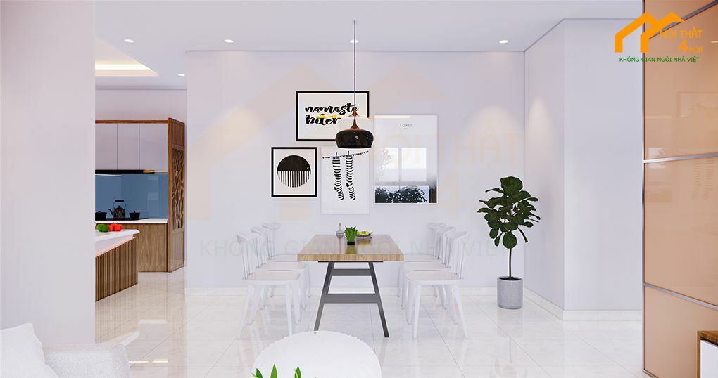 Mẫu thiết kế nội thất nhà phố hiện đại đơn giản