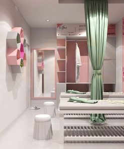 Rèm spa ngăn giường - RSNG01 7 Rèm spa vải lụa