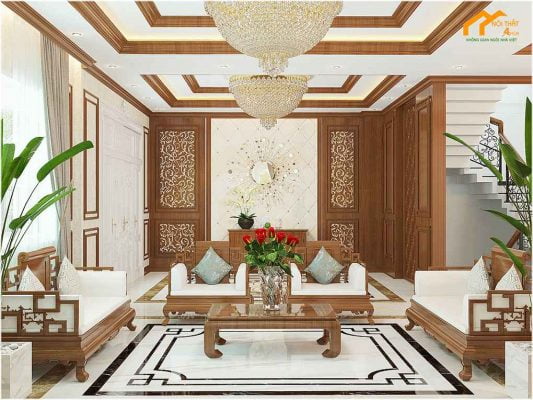 Mẫu thiết kế nội thất nhà phố 4 phòng ngủ