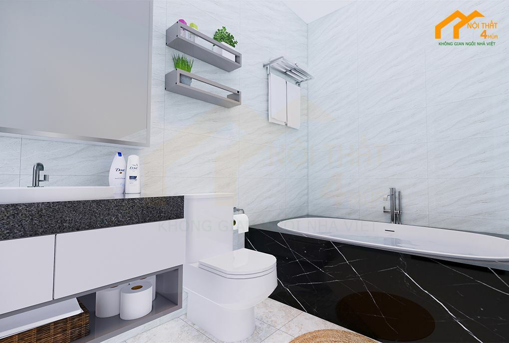 Mẫu thiết kế nội thất nhà phố hiện đại đơn giản