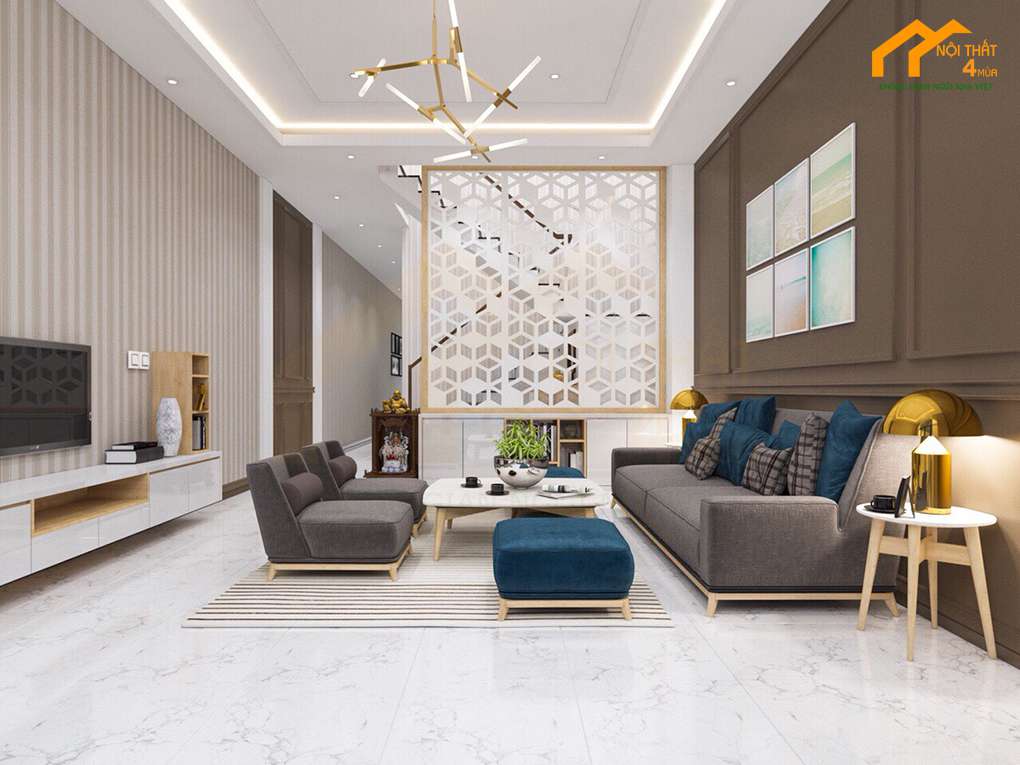Mẫu phòng khách rộng cao cấp Mẫu phòng khách rộng cao cấp