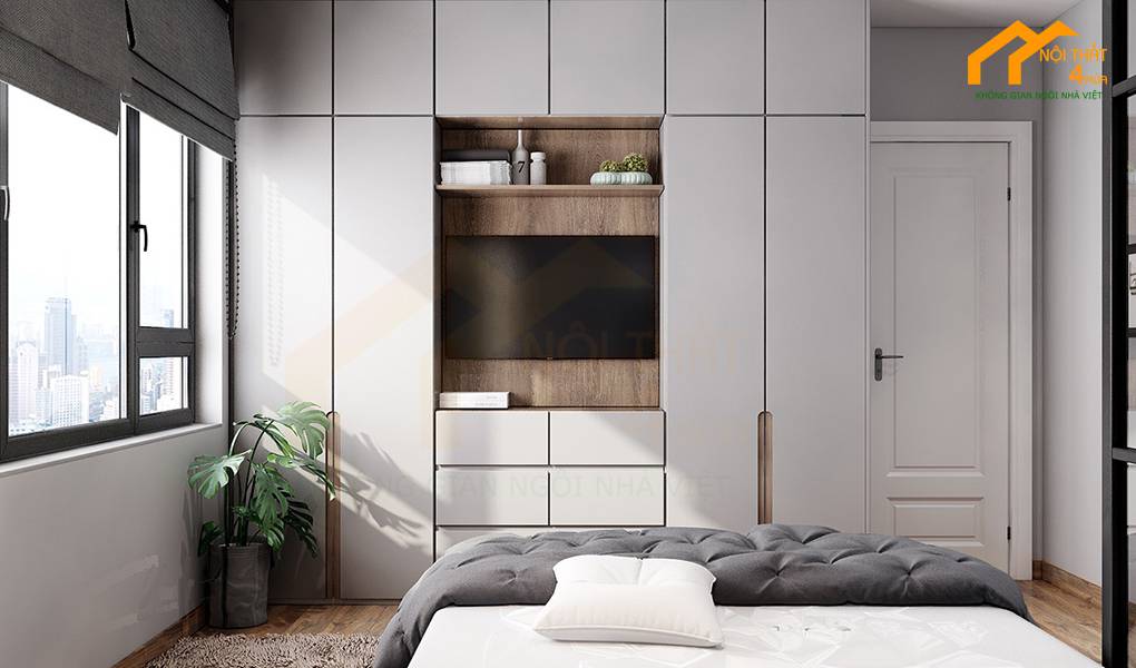 Căn hộ chung cư Saigon Town 65m2 2PN 13 Phòng ngủ - Thiết kế nội thất căn hộ 65m2