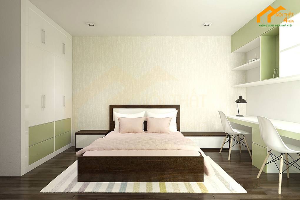 Căn hộ Saigon South 95m2 3PN 6 Phòng ngủ trẻ em - Thiết kế nội thất chung cư 95m2 đẹp