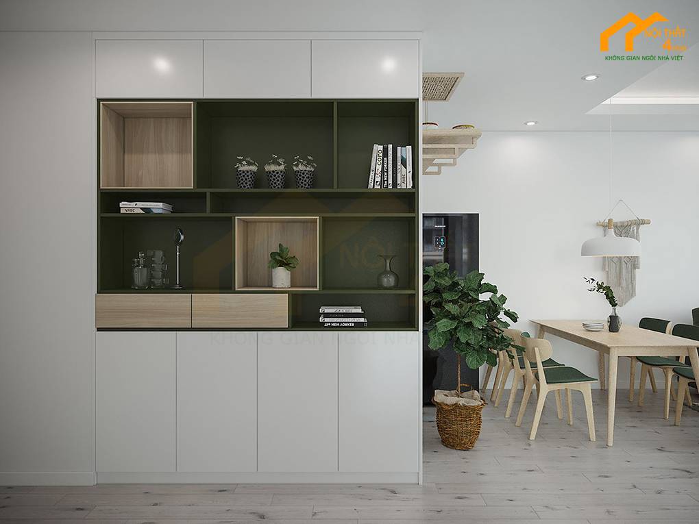 Căn hộ Park 2 Vinhomes Central Park 58m2 2PN 5 Phong cách nội thất chung cư Bắc Âu