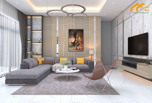 Nội thất phòng khách bếp nhà ống Tân Bình - 6M 4 Mẫu nhà ống 6m hiện đại