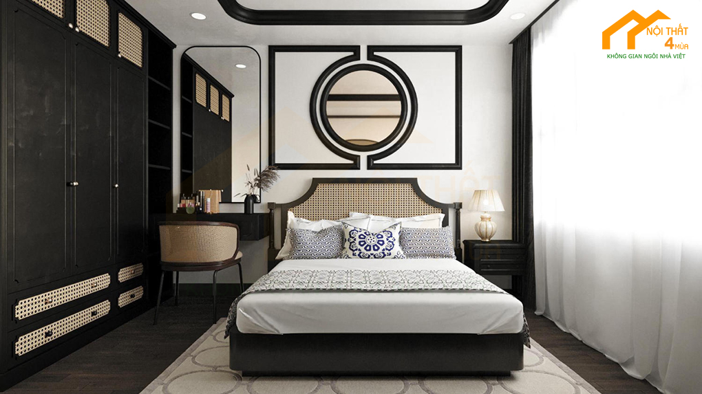 10 Mẫu thiết kế phòng ngủ biệt thự đẹp, hiện đại, sang trọng nhất 14 Mẫu phòng ngủ biệt thự phong cách indichine