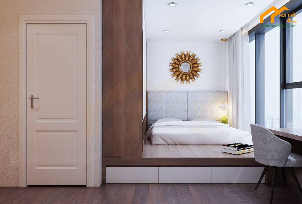 Mẫu phòng ngủ nam có view cửa sổ đẹp