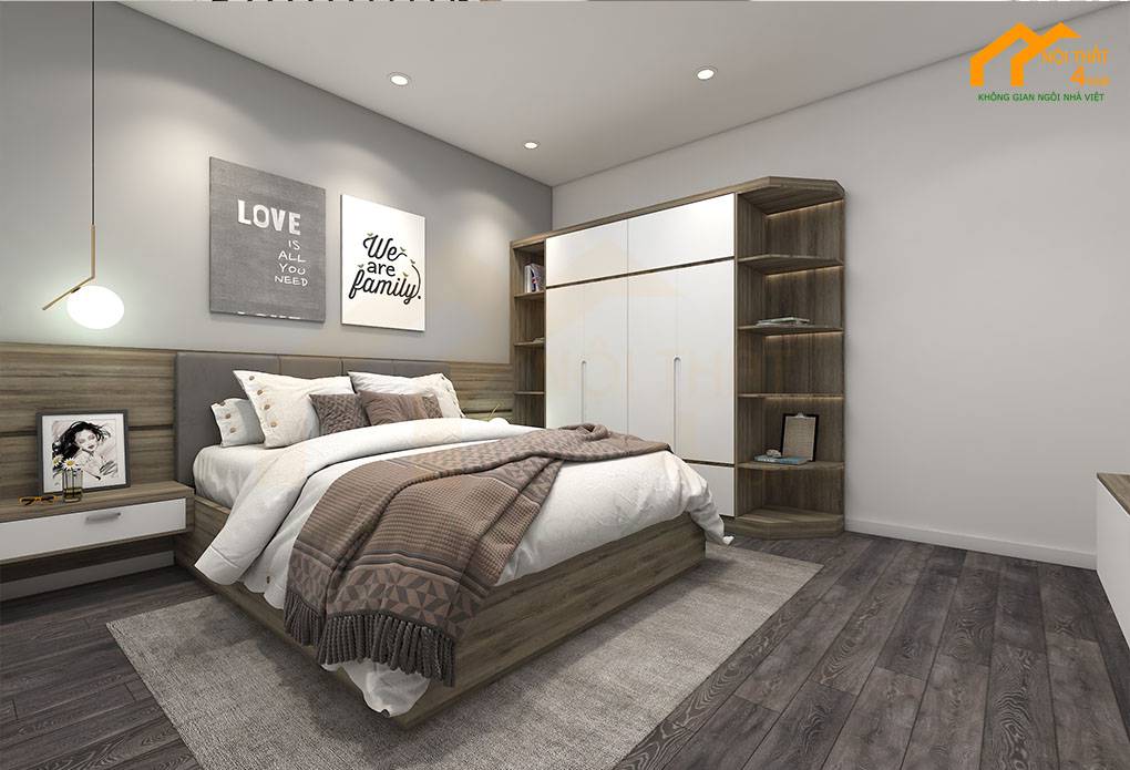 10+ Mẫu thiết kế nội thất phòng ngủ nhà ống đẹp tiện nghi nhất 4 Bố trí, sắp xếp đồ nội thất theo phong thủy