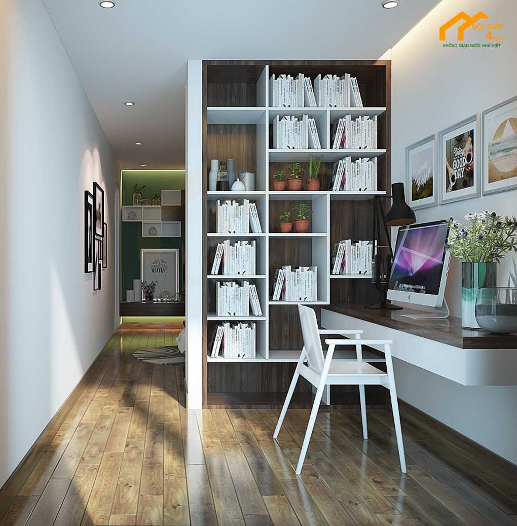 10+ Mẫu thiết kế nội thất phòng ngủ nhà ống đẹp tiện nghi nhất 26 Mẫu phòng ngủ nhà ống nhỏ tiện nghi