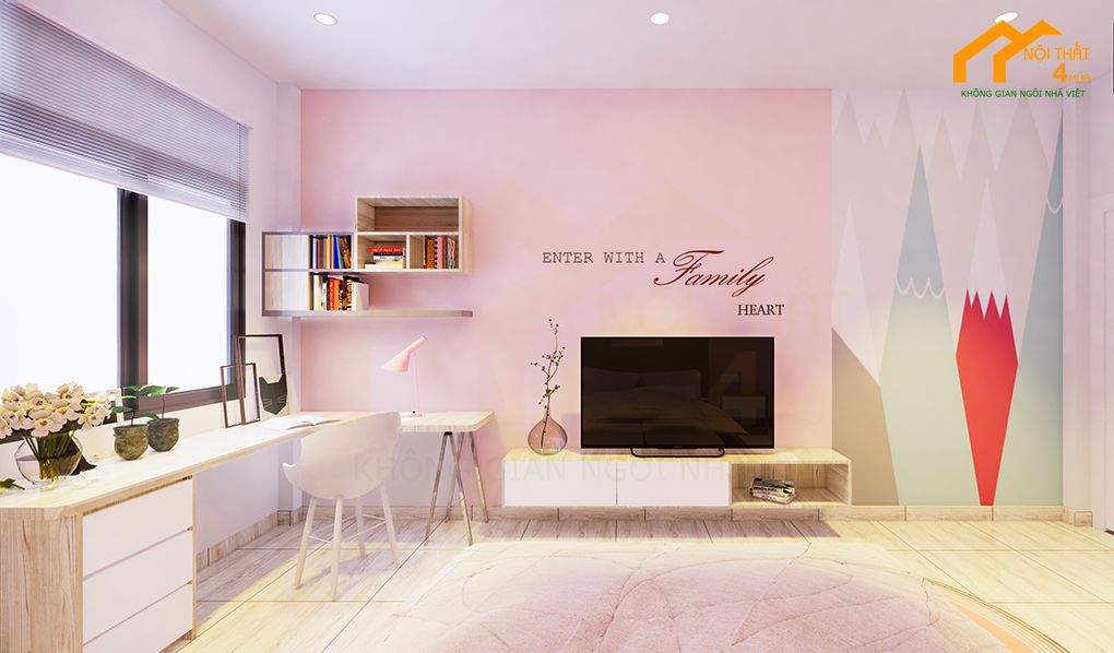 Mẫu phòng ngủ nữ hiện đại