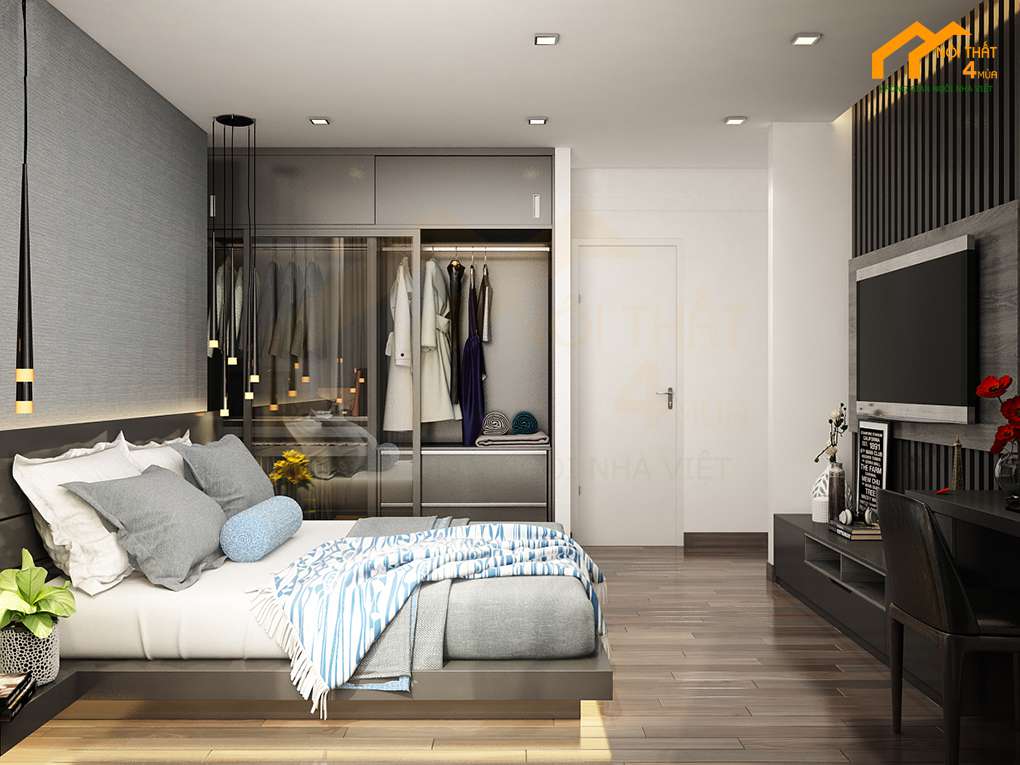 Mẫu phòng ngủ nữ hiện đại