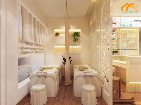 Mẫu thiết kế spa mini đẹp tại nhà