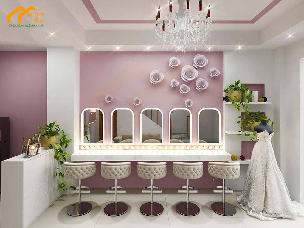 Thiết kế tiệm nail tại nhà