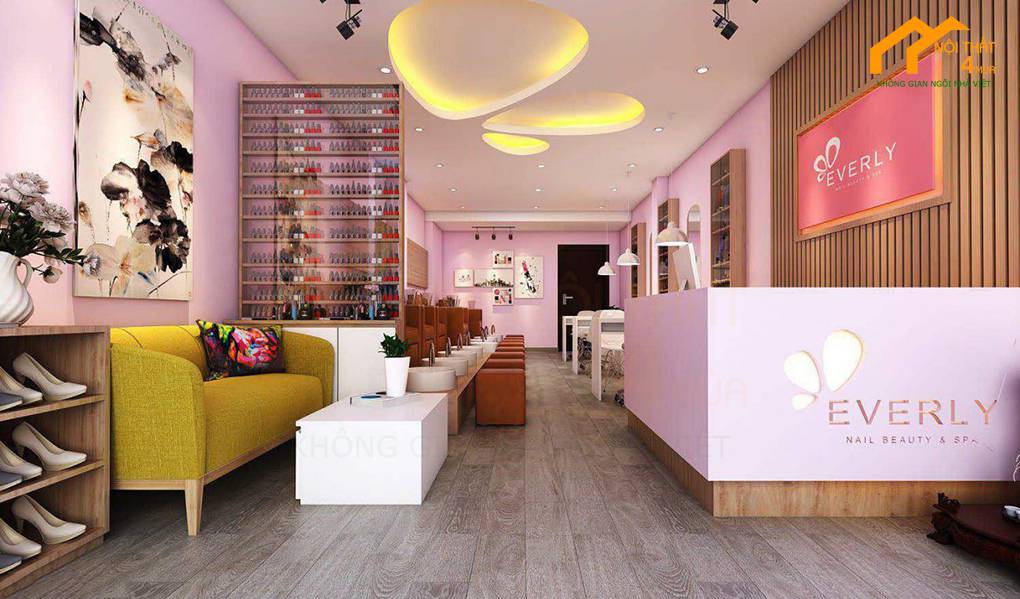 Thiết kế tiệm nail đẹp