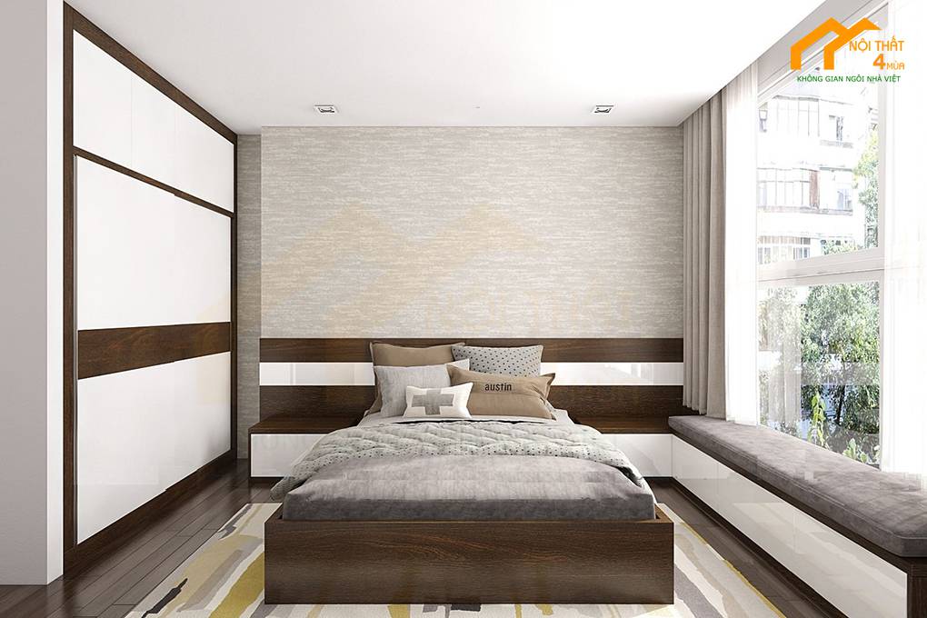 Mẫu phòng ngủ nam tối giản đẹp