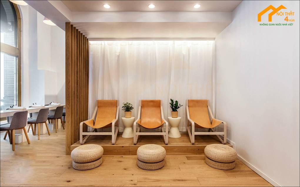 Trang trí không gian tiệm nail như một nơi nghĩ dưỡng