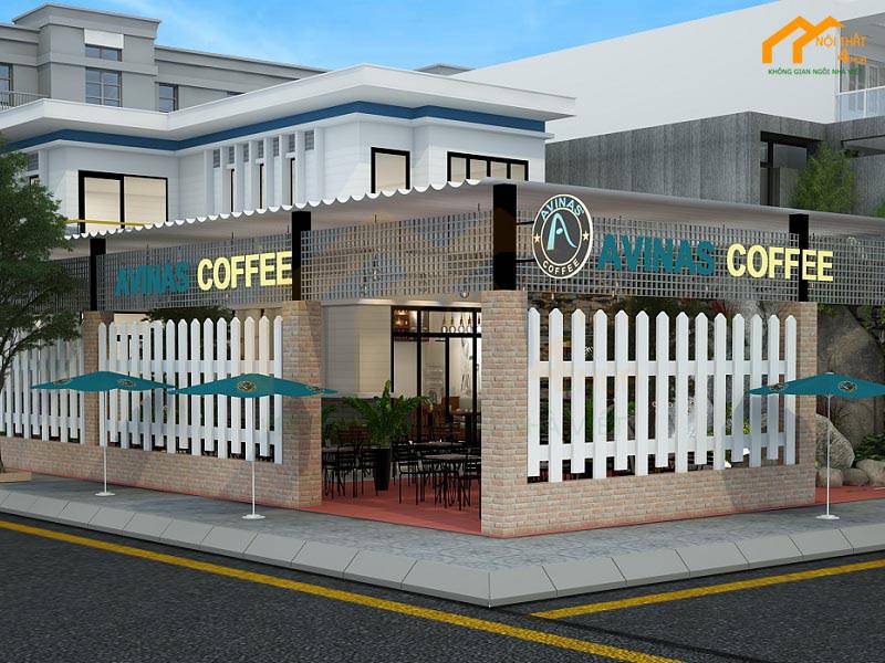101+ Mẫu thiết kế quán cafe đẹp ấn tượng Hút khách nhất 2025 3 Mẫu quán cafe vỉa hè