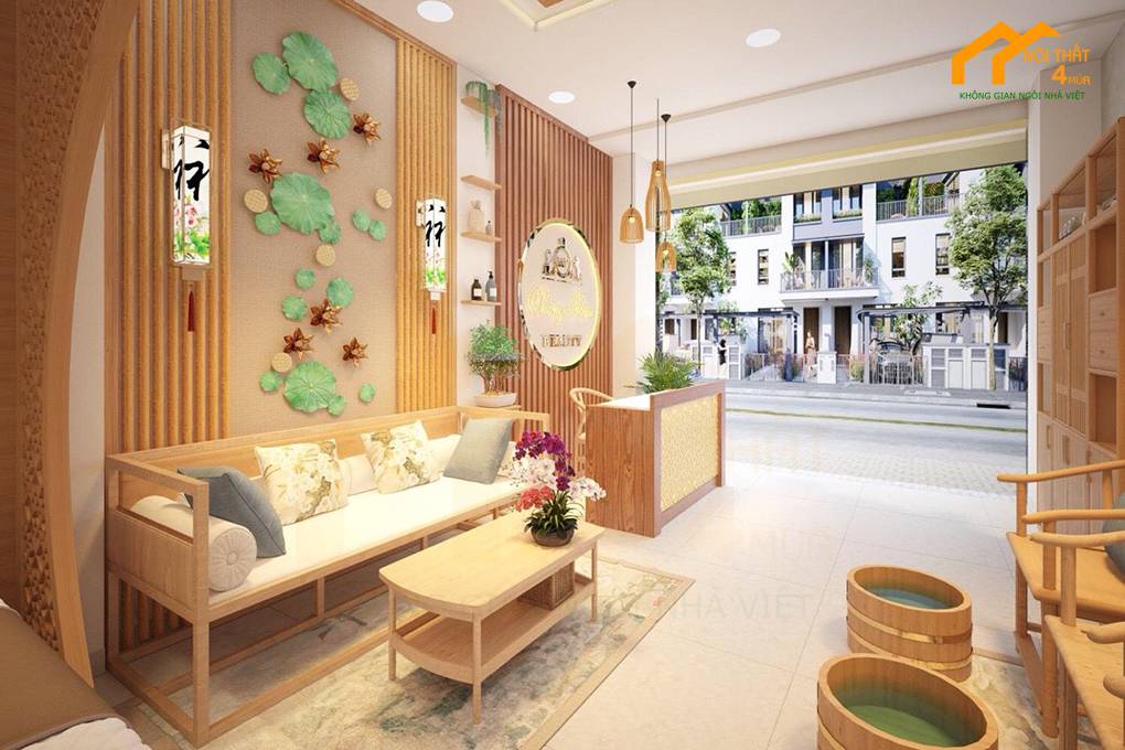 Mẫu spa dưỡng sinh phong cách nhật bản