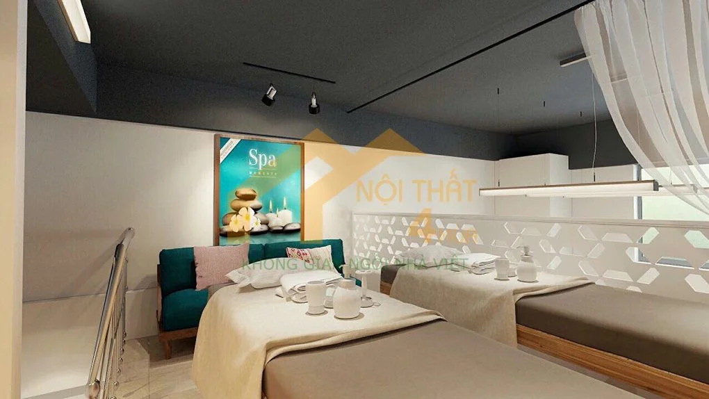 Mẫu thiết kế spa dưỡng sinh hiện đại