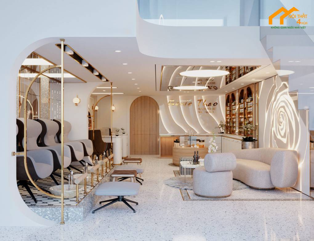 Mẫu thiết kế tiệm nail đẹp