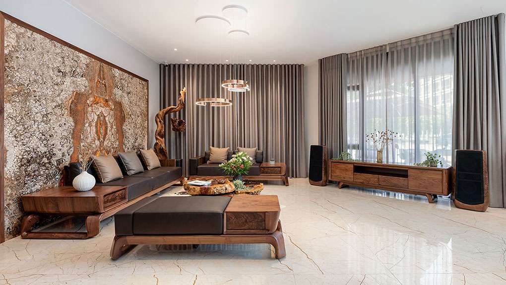 30+ Mẫu thiết kế nội thất nhà cấp 4 đẹp sang trọng và tiện nghi 37 Mẫu nội thất nhà cấp 4 gỗ tự nhiên