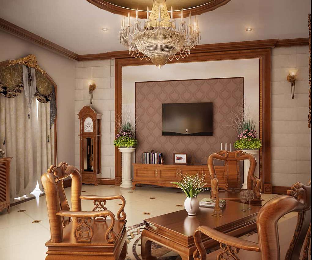 30+ Mẫu thiết kế nội thất nhà cấp 4 đẹp sang trọng và tiện nghi 28 Mẫu nội thất nhà cấp 4 nông thôn hiện đại