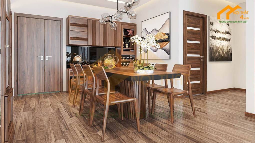 30+ Mẫu thiết kế nội thất nhà cấp 4 đẹp sang trọng và tiện nghi 8 Nội thất phòng bếp nhà cấp 4