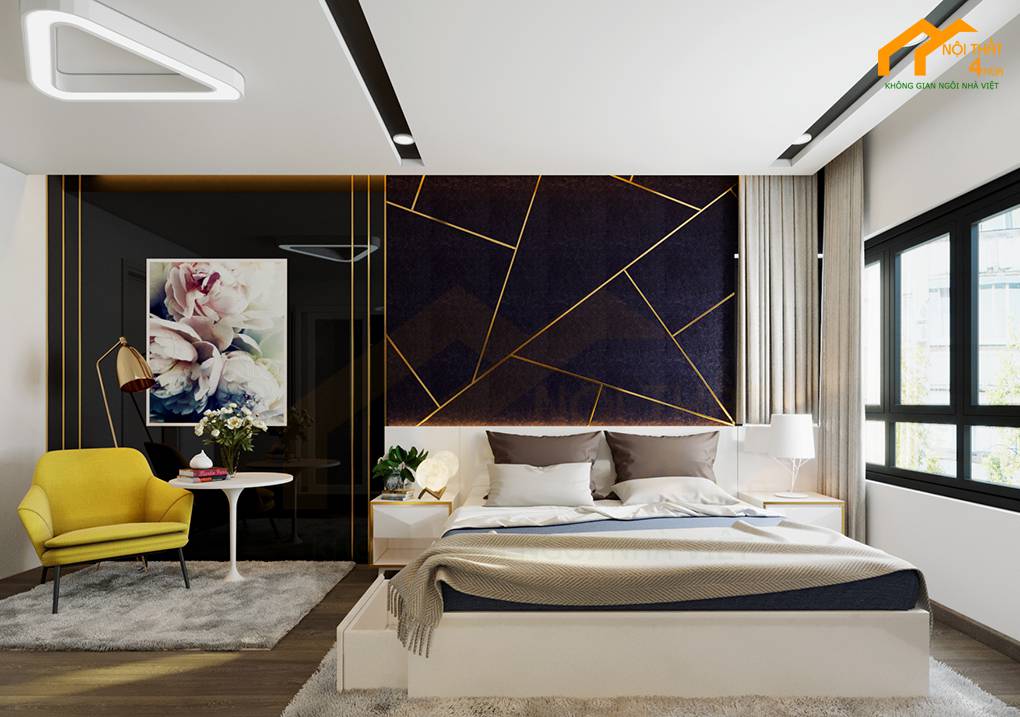 10+ Mẫu thiết kế phòng ngủ 15m2 đẹp, tiện nghi nhất 2025 7 Mẫu phòng ngủ 15m2 có nhà vệ sinh riêng