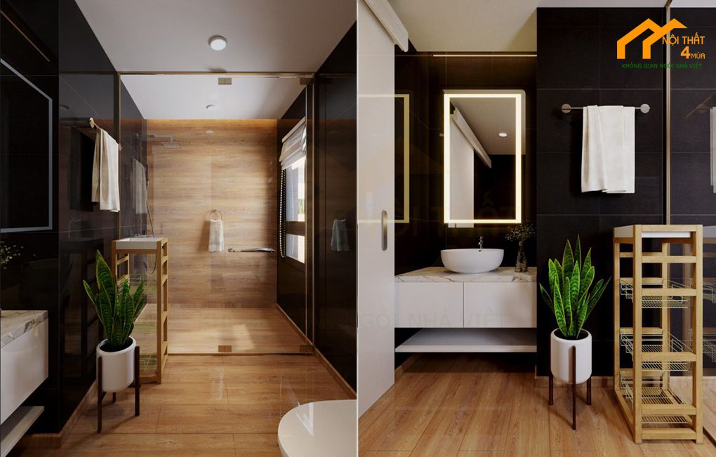 10+ Mẫu thiết kế phòng ngủ 15m2 đẹp, tiện nghi nhất 2025 9 Mẫu phòng ngủ 15m2 có nhà vệ sinh riêng