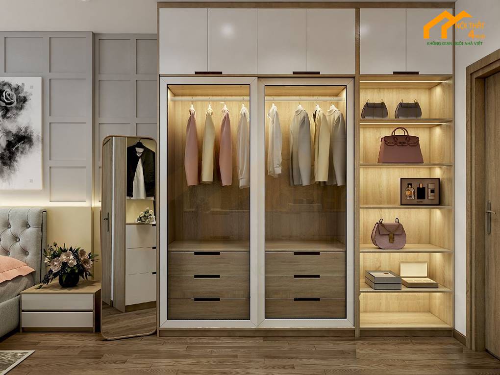 Mẫu phòng ngủ 20m2 nữ đẹp