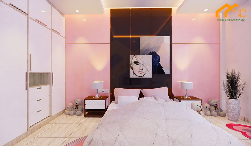 10+ Mẫu thiết kế phòng ngủ 30m2 đẹp, sang trọng và tinh tế 42 Mẫu phòng ngủ trẻ em 30m2