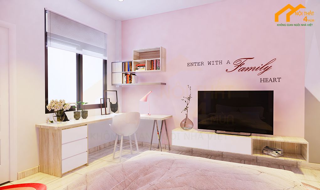 10+ Mẫu thiết kế phòng ngủ 30m2 đẹp, sang trọng và tinh tế 43 Mẫu phòng ngủ trẻ em 30m2