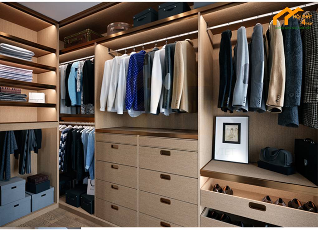 10+ Mẫu thiết kế phòng ngủ 30m2 đẹp, sang trọng và tinh tế 26 Mẫu phòng ngủ lớn có phòng thay đồ riêng