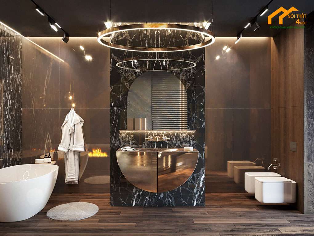 10+ Mẫu thiết kế phòng ngủ 30m2 đẹp, sang trọng và tinh tế 15 Phòng ngủ 30m2 luxury sang trọng