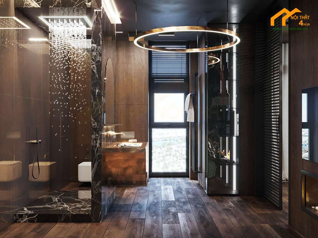 10+ Mẫu thiết kế phòng ngủ 30m2 đẹp, sang trọng và tinh tế 17 Phòng ngủ 30m2 luxury sang trọng